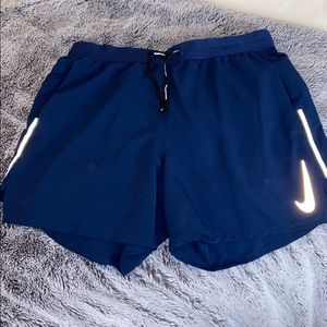 MENS BLUE NEW NIKE RUNNING SHORTS!!